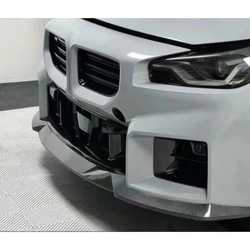 For  M2 G87 Body Parts Accessories Carbon Fiber Front Lip Bumper Splitter Chin Diffuser Surround Modification